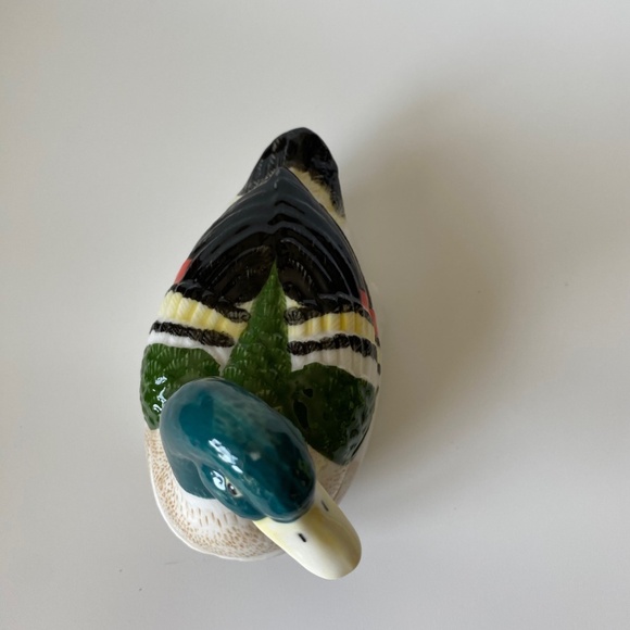 Ceramic Mallard Duck Trinket or Jewelry Box Vintage K's Collection - Picture 9 of 10